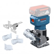 Акумулаторна оберфреза Bosch GKF 18V-8, 18 V, ¼", 6, 8 мм, без батерия и зарядно