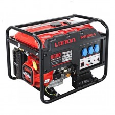 Бензинов монофазен генератор за ток LONCIN LC 6500-DA, 5.5 kW, 25 л, AVR, с ел. стартер