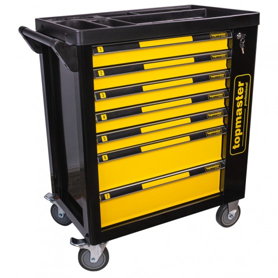 Количка за инструменти TopMaster, 7 чекмеджета
