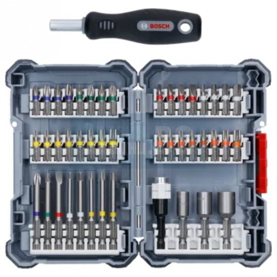 Комплект акумулаторни винтоверт GSR 18V-45 и перфоратор Bosch GBH 18V-22 0615V0003D, 18 V, 4 Ah, с батерии, зарядно и чанта + консумативи