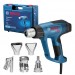 Пистолет за горещ въздух Bosch GHG 23-66 Professional, 2300 W, 50-650°, с 5 дюзи и куфар