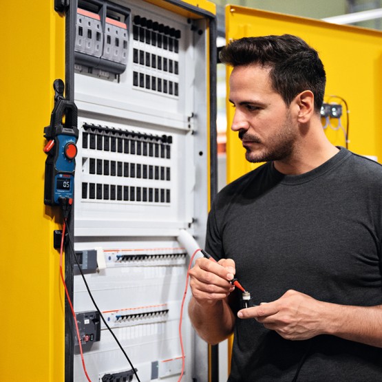 Магнитен държач за амперклещи и мултицети Bosch MH 1, за GFM, GMC, GDM