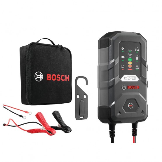 Зарядно устройство за акумулатори Bosch C70, 230 V, 12 V / 24 V, 5 A / 10 A