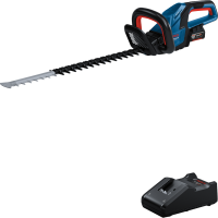 Акумулаторен храсторез Bosch GHE 18V-60, 18 V, 4 Ah, 60 см, с батерия и зарядно