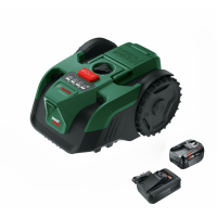 Акумулаторна косачка робот Bosch VISIMOW 18V-100, 18 V, 4 Ah, 16 см, 100 м², с батерия и зарядно