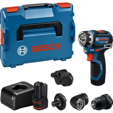 Акумулаторен винтоверт Bosch GSR 12V-32 FC, 12 V, 2 Ah, 32 Nm, с приставки, батерии, зарядно и куфар