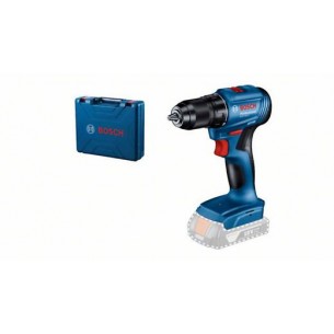Акумулаторен винтоверт BOSCH GSR 185-LI Solo, 18 V, 50 Nm, с куфар, без батерия и зарядно