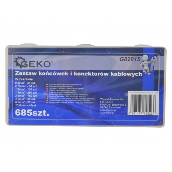 Комплект кабелни обувки Geko G02815 685 бр.