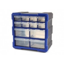 Стенен стелаж HBM 8937, с 12 бр. чекмеджета