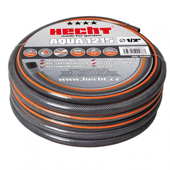 Градински маркуч HECHT AQUA 1215, 1/2", 15 м, 30 бара