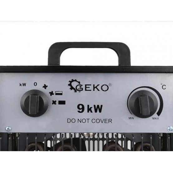 Трифазен индустриален калорифер Geko G80404, 9 kW, с термостат