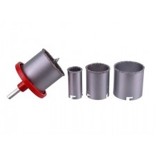 Комплект диамантени боркорони GEKO G40000, 33-73 мм, 4 броя