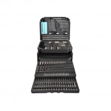 Комплект свредла и накрайници за дърво, метал и бетон GEKO G38114 / 300 броя /