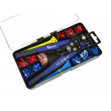 Мултифункционални клещи за кримпване GEKO G01776, с 260 кабелни обувки и връзки