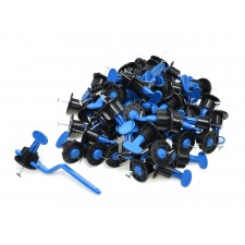 Система за нивелиране на плочки GEKO G00394, 17 мм, 50 клина + 1 инструмент за отчупване