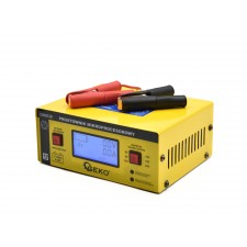Зарядно за акумулатор с микропроцесор Geko G80038, 6/12/24 V, 10 А