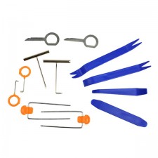 Комплект инструменти за демонтаж на тапицерия и радиа GEKO G02703, 12 части