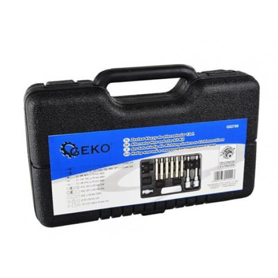Комплект ключове за монтаж и демонтаж на алтернатори GEKO G02780, 13 части