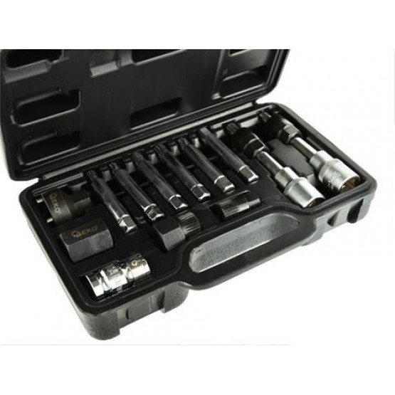 Комплект ключове за монтаж и демонтаж на алтернатори GEKO G02780, 13 части