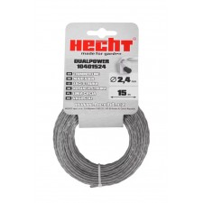 Квадратна корда за тример HECHT DUAL POWER 10401524, 2.4 мм x 15 м