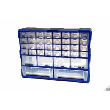 Стенен стелаж HBM 8694, 52x16x37 см, с 38 бр. чекмеджета