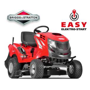 Тракторна косачка Hecht 5176, с двигател BRIGGS & STRATTON, 13.3 к.с, 30-90 мм, 3000-4000 м²