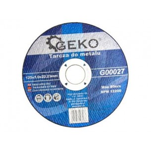 Диск за рязане на метал GEKO G00027, 125x1x22.23 мм