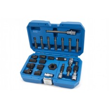 Комплект ключове за монтаж и демонтаж на алтернатори HBM 10064, 23 части