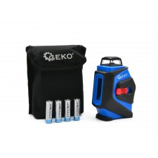 Лазерен нивелир GEKO G03304, 25 м, 360°, с 4 батерии x 1.5 V LR6 (AA)