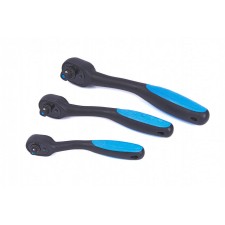 Професионална тресчотка HBM 9444, 3/8", 20 см, 72 зъба