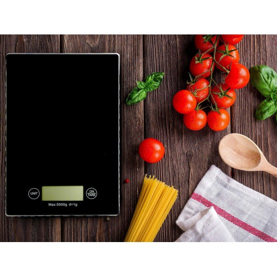 Стъклена кухненска везна Geko GH03001 за продукти до 5 кг