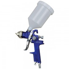 Бояджийски пистолет с горно казанче GEKO HVLP / 1,4 мм, 2-6 bar, 600 ml /