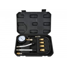 Комплект за тестване на компресия на бензинови двигатели GEKO G02502, 8 части, 20 бара