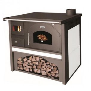 Печка тип камина HECHT VULCANUS BEIGE, 6 kW, с димоотвод Ø 130 мм