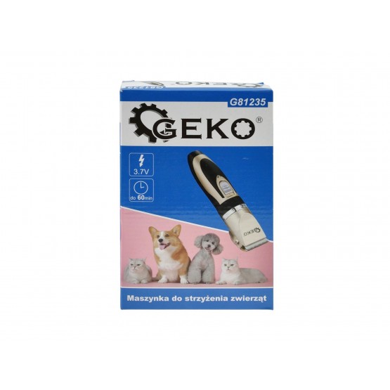 Акумулаторна машинка за подстригване на домашни любимци GEKO G81235, 3.7 V, 1000 mAh