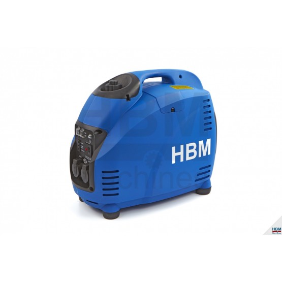 Инверторен монофазен бензинов генератор HBM 9066 / 2000 W, 2 x 230 V, 1 x 12 V, 6A/