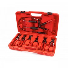 Комплект клещи за монтаж и демонтаж на скоби за водни съединения HBM 1840, 9 части