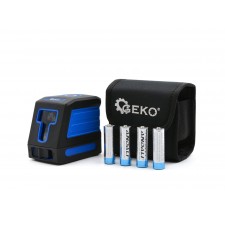 Линеен лазерен нивелир GEKO G03303, 25 м, с 4 батерии x 1.5 V LR6 (AA)
