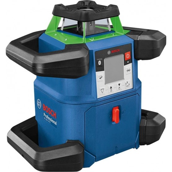 Зелен ротационен лазерен нивелир Bosch GRL 650 CHVG PROFESSIONAL, 18 V, 650 м, 360°, с батерия, зарядно и аксесоари