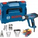Пистолет за горещ въздух Bosch GHG 23-66 Professional, 2300 W, 50-650°, с 5 дюзи и куфар