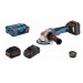 Акумулаторен ъглошлайф Bosch X-LOCK GWX 18V-10 SC Professional / 18 V, 125 mm, 2 батерии и зарядно, L-BOXX,/ + Bluetooth Low Energy модул GCY 30-4