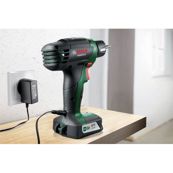 Акумулаторен пробивен винтоверт Bosch EasyDrill 12 /12 V, 1,5 Ah/ + чанта