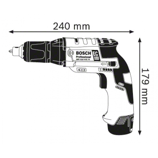 Акумулаторен винтоверт за сухо строителство Bosch GTB 12V-11 SOLO ProMix 12V / без батерия и зарядно/