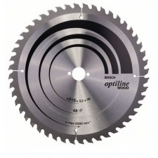 Диск за циркуляр Bosch Optiline Wood, 315x30x3.2 мм, 48 зъба