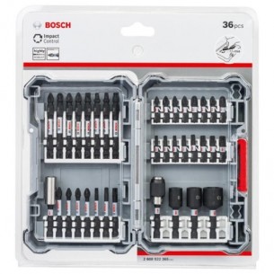 Комплект ударни битове за винтоверт Bosch Impact Control, 36 части