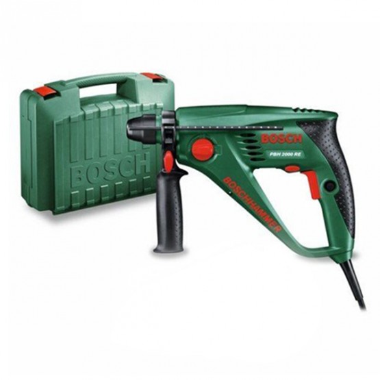 Перфоратор BOSCH PBH 2000 RE, 550 W, 1.5 J, 30 мм, с куфар