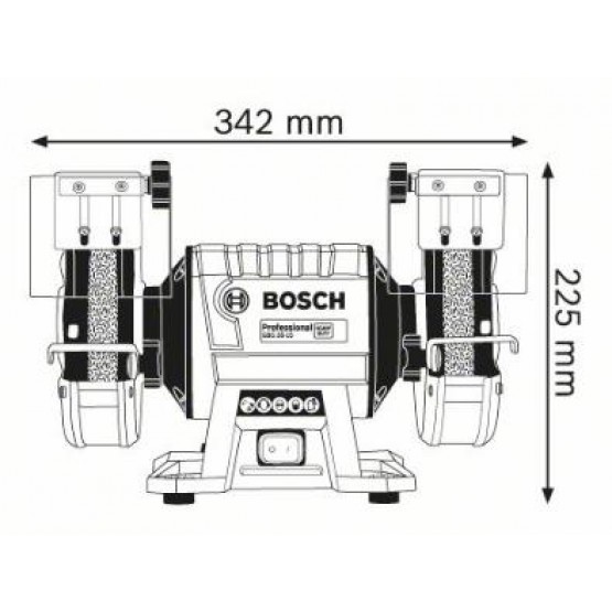 Шмиргел BOSCH GBG 35-15, 350 W, 150 мм