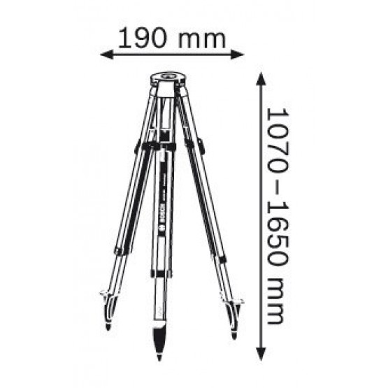 Статив Bosch BT 170 HD /107 - 165 см./