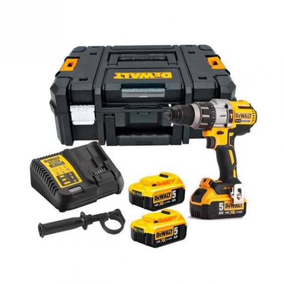 Акумулаторна ударна бормашина DEWALT DCD996P3K 18 V 3 батерии 95 Nm