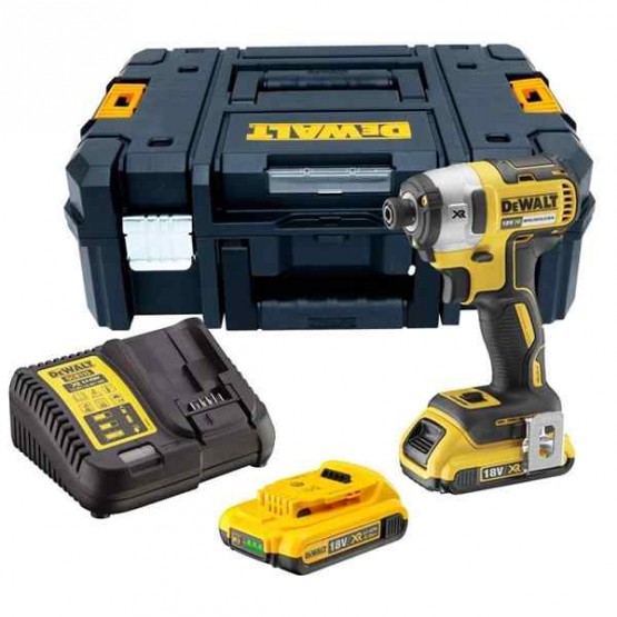 Акумулаторен ударен винтоверт 18 V 2х2 Ah 205 Nm DEWALT DCF887D2 